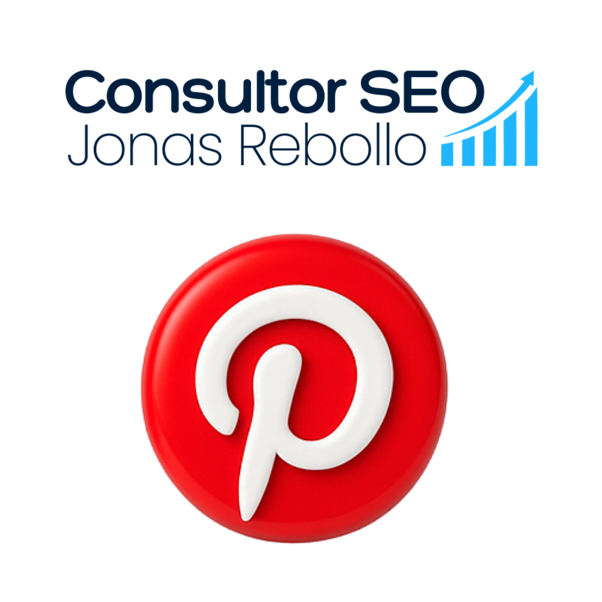 Logo do Pinterest — perfil oficial do Consultor SEO Jonas Rebollo