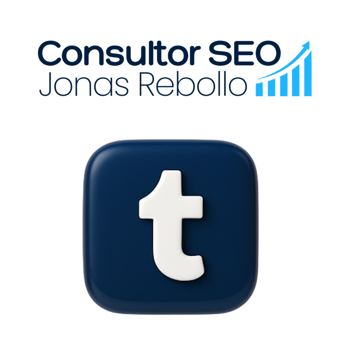 Logo do Tumblr — perfil oficial do Consultor SEO Jonas Rebollo